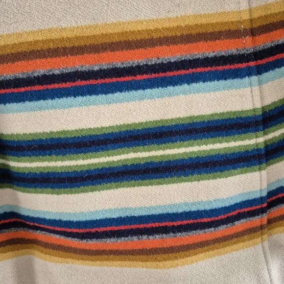 Pendleton La Grande Southwestern Coat Size Large Vintage Inspired Wool Stripe - Picture 9 of 13